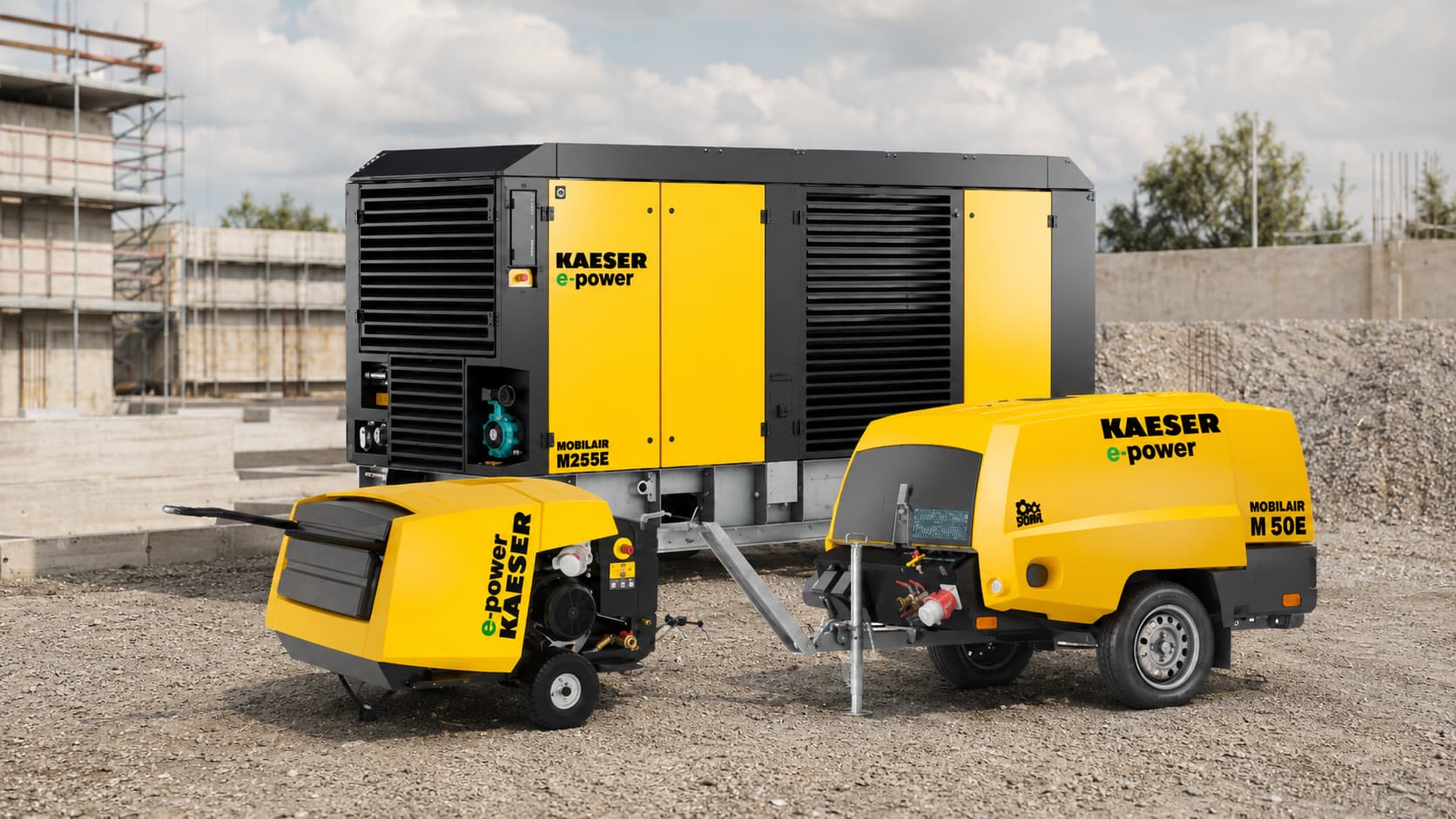 Compressor de ar Kaeser: o distribuidor exclusivo da linha portátil no Brasil